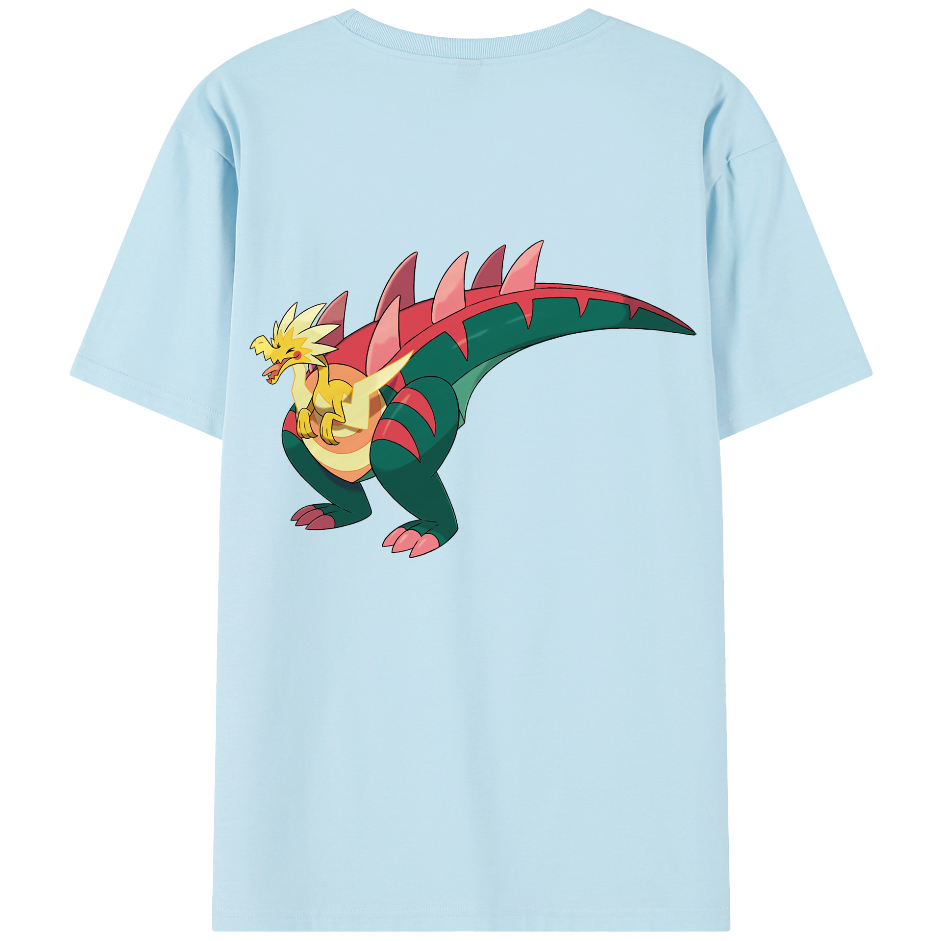 （画像用） ポケットモンスター Pokémon 綿100％半袖Tシャツ（背面プリント）
